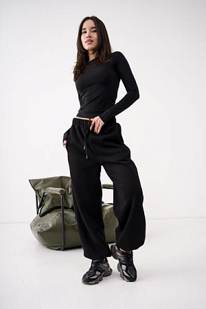 Штаны Спорт Little Secret 899 black - делук