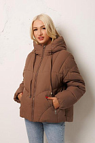 Куртка Katty 8569 brown - делук