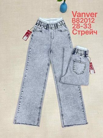 Джинсы Vanver B82012 l.grey - делук
