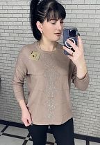 Свитер Levisha 25206 beige - делук