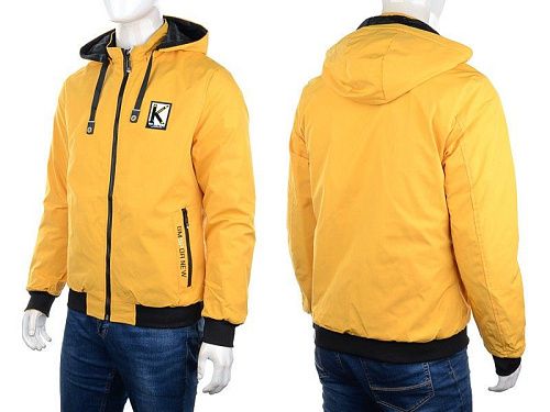 Куртка No Brand 2227 yellow-black - делук