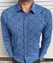Рубашка Nik 56459 blue - делук