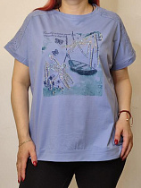 Футболка Kosta KS104 lilac - делук