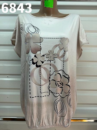 Футболка Gertie 6843 beige - делук