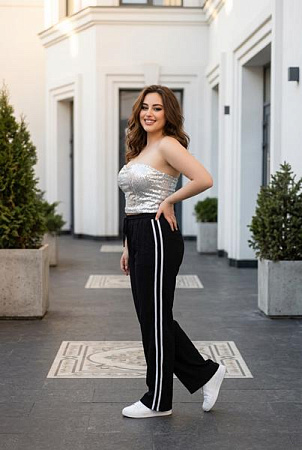 Штаны Спорт Sport Style 3315 black - делук