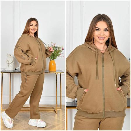 Костюм Спорт Modnulya 5031 khaki - делук