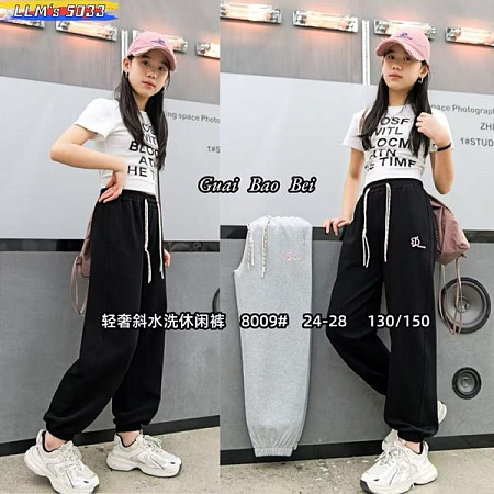 Штаны Спорт Фунтик 8009 black - делук