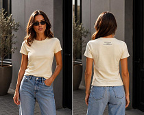 Футболка New Season F1709 yellow - делук