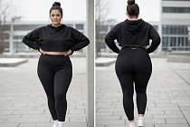 Лосины Sport Style 5002 black - делук