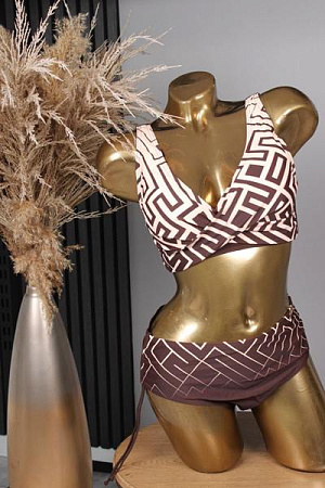 Купальник Sun&Sea 26309 beige-brown - делук