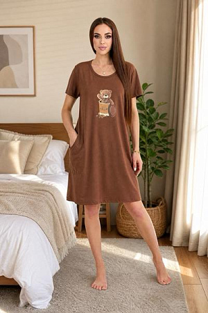 Ночнушка Trikotag T246 brown - делук