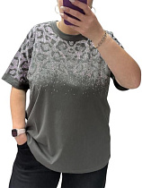 Футболка Levisha 25110 grey - делук