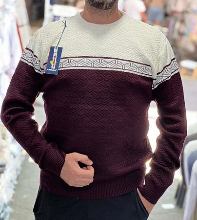 Свитер Nik 56507 wine - делук