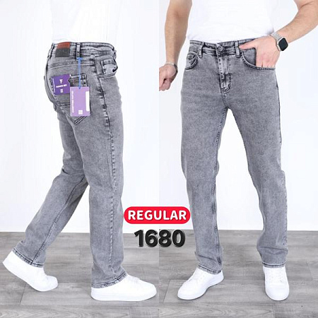 Джинсы God Baron 1680 l.grey - делук