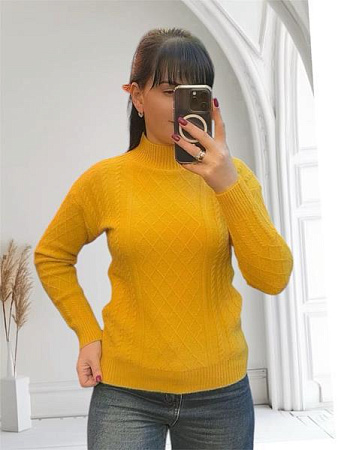Свитер Levisha 24039 yellow - делук
