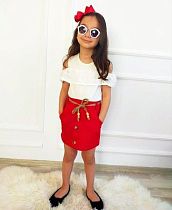 Костюм Meloria ML202 white-red - делук