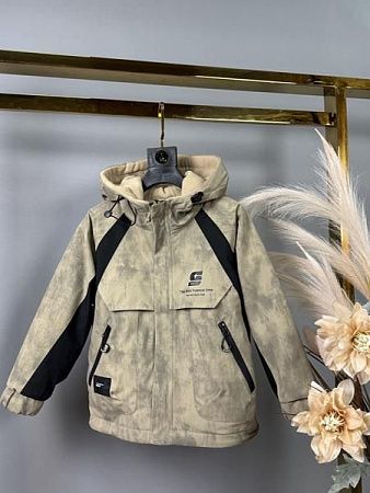 Куртка Delfinka 99009 beige - делук