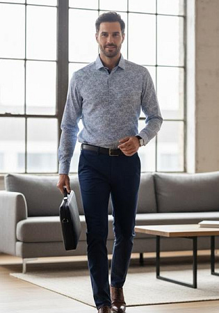 Рубашка Mary Poppins 7212 l.blue - делук