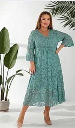 Платье Romeo Life RL1033 green - делук