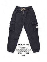Джинсы God Baron F1955-2 black - делук