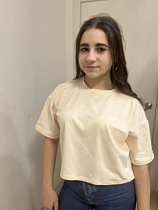 Футболка Moda School M478 beige - делук