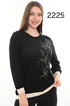 Свитер Julia 2225 black - делук