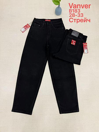 Джинсы Vanver B183 black - делук