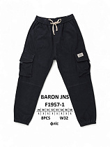 Джинсы God Baron F1957-1 black - делук