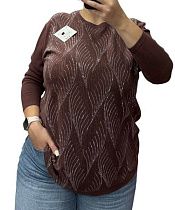 Свитер Elena&Vika 25220 brown - делук