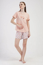 Пижама Trikotag T713 peach - делук