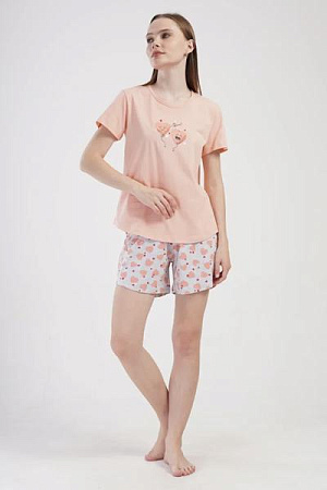 Пижама Trikotag T713 peach - делук