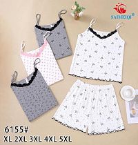 Пижама Saimeiqi 6155 grey мишка - делук