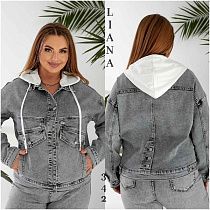 Куртка Liana Denim 342 grey - делук