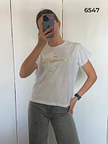 Футболка Fsn 6547 white - делук
