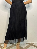 Юбка Kosta 9195 black - делук