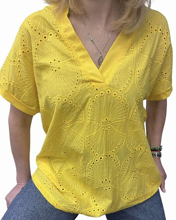 Футболка Elena&Vika 26004 yellow - делук