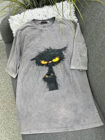 Футболка Julia JL35 grey - делук