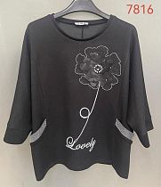 Свитер Immei 7816 black - делук