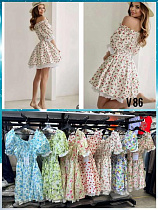 Платье Nefertiti V86 l.pink - делук