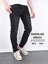 Джинсы Baron Jeans BR9415 black - делук
