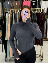 Боди Arina 1680 grey - делук