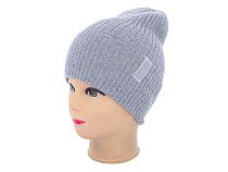 Шапка Angelica FN005-3 grey - делук