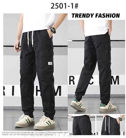 Штаны Спорт Baron Jeans 2501-1 black - делук