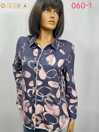 Рубашка Lida 060-1 blue - делук