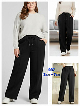 Штаны Спорт Hoan 987 black - делук