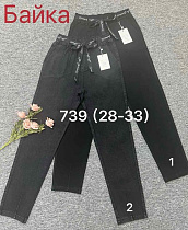 Джинсы Immei 739-1 black - делук