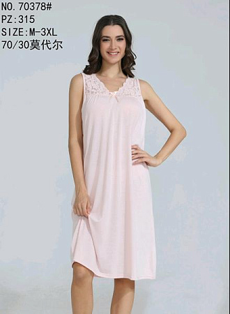 Ночнушка Romeo Life 70378 beige - делук