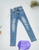 Джинсы Newjeans D582 l.blue - делук