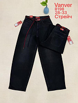 Джинсы Vanver B198 black - делук