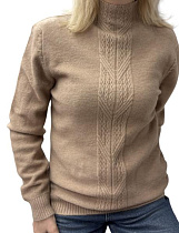 Свитер Elena&Vika 24037 beige - делук